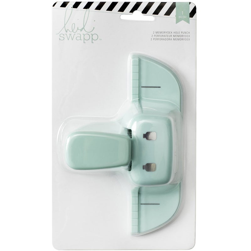 Heidi Swapp MemoryDex Hole Punch Tool, for Photos, Notes, Reminders, Adress Books, Make Perfect Holes in Cards and Photos, Scrapbooking, Journaling, Embellishments, Card Making, Crafting